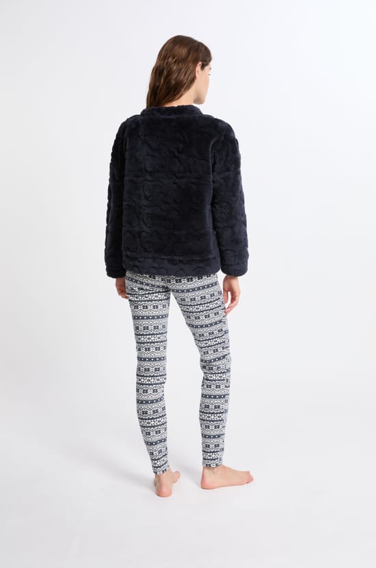 Pyjama 2 pièces à motifs;${refinementColor}