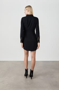 Robe chemise courte;${refinementColor}