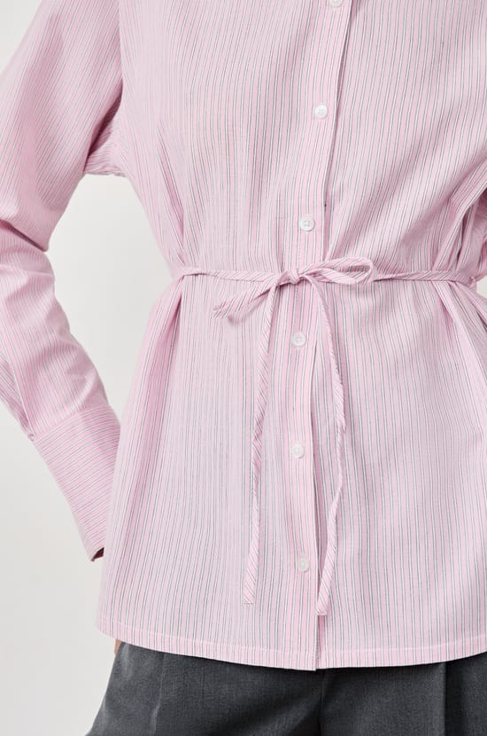 Long-sleeved poplin shirt;${refinementColor}