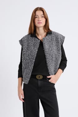 Sleeveless Cardigan;${refinementColor}