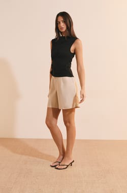 T-shirt sans manches avec coton;${refinementColor}