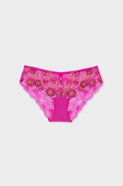 Embroidered Boyshort;${refinementColor}