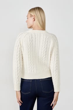 Pull col rond &agrave; grosse maille;${refinementColor}