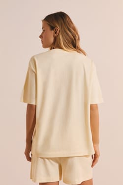 T-shirt de pyjama manches courtes en coton;${refinementColor}