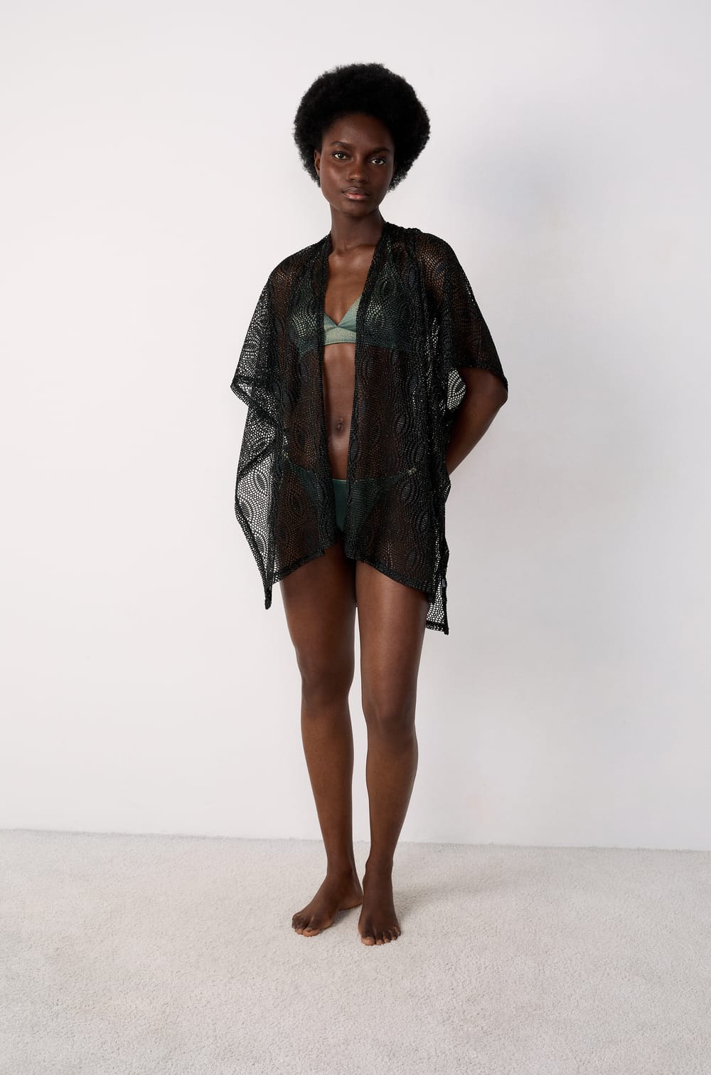 Openwork Kimono;${refinementColor}