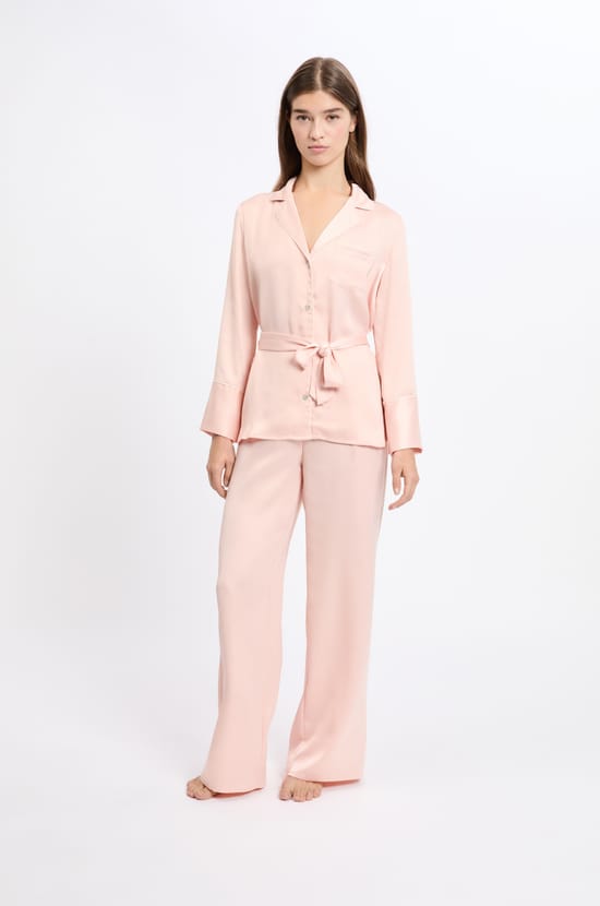 Chemise de nuit satinée;${refinementColor}