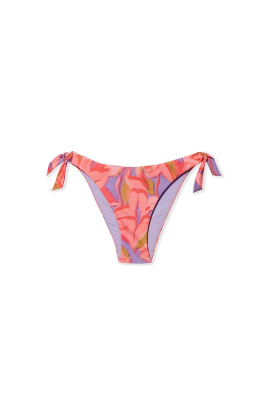 Bas de maillot de bain bikini &agrave; nouer fleuri;${refinementColor}