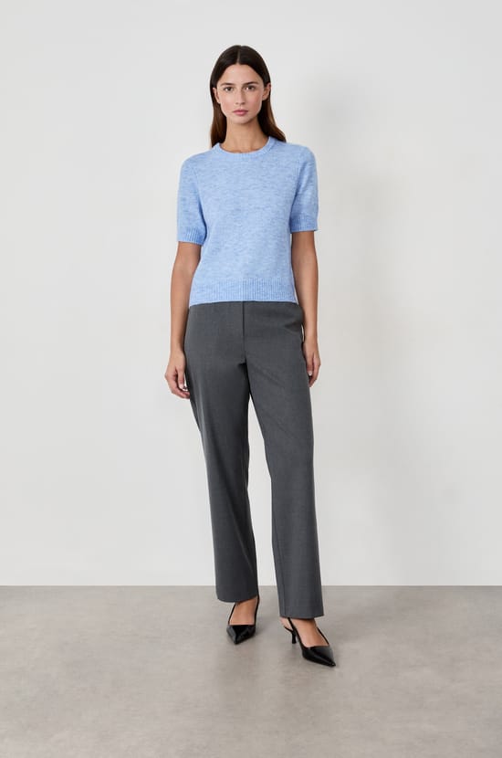 Pull manches courtes;${refinementColor}