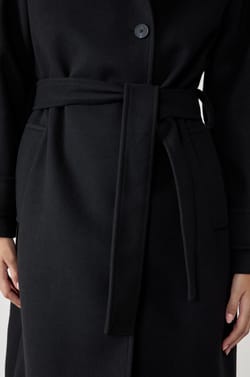 Manteau long ceinturé;${refinementColor}