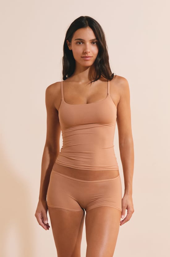 Boyshort in Microfiber;${refinementColor}