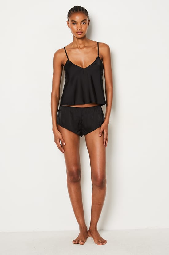 Ensemble 2 pièces de pyjama satinées;${refinementColor}