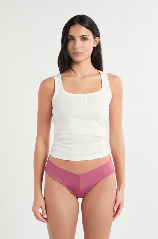 Tanga en microfibre;${refinementColor}