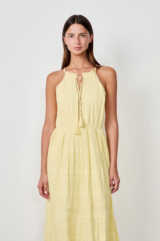 Embroidered Long Dress;${refinementColor}