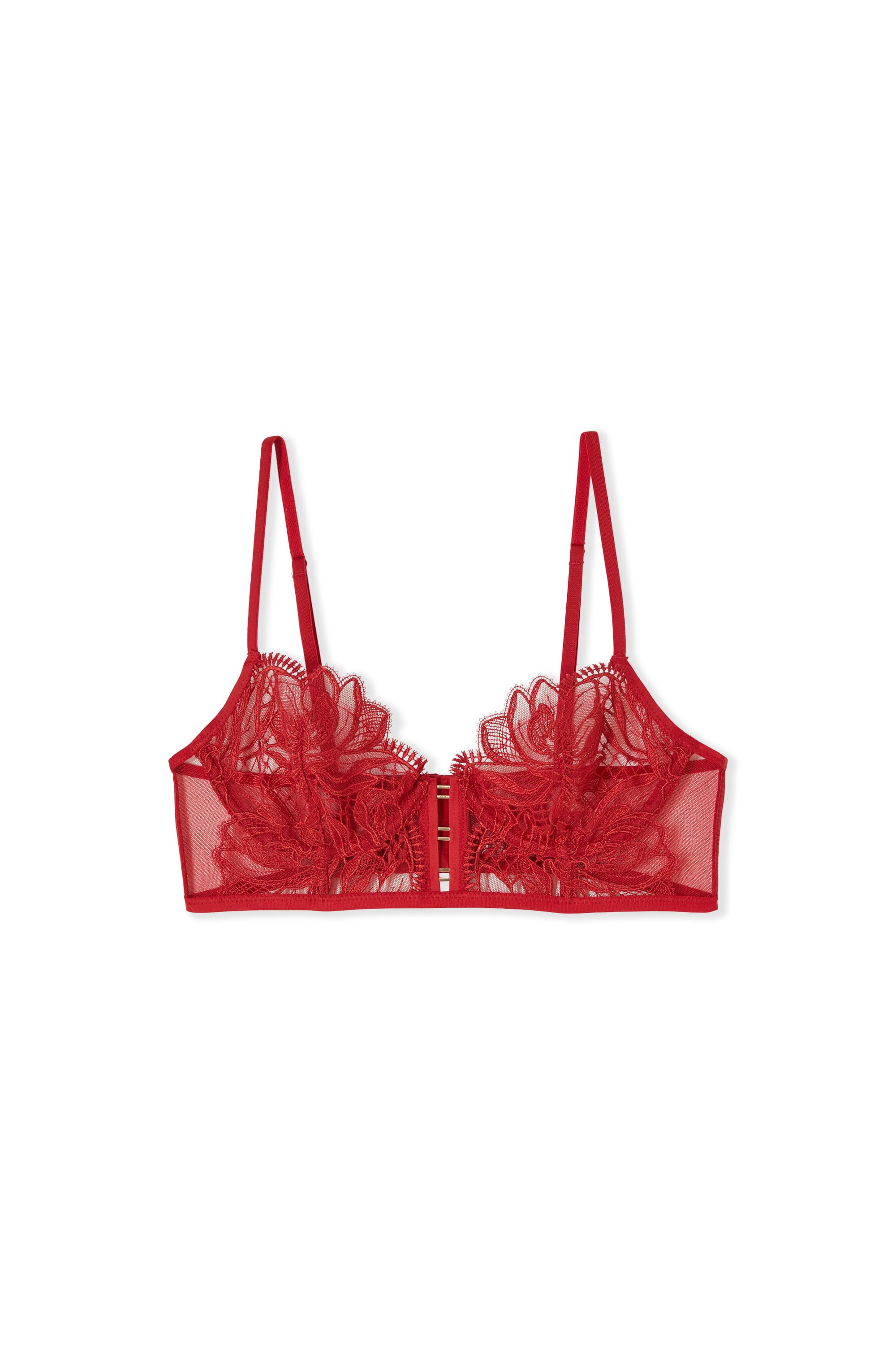 専用出品 【未使用】6 スーベニアピンとvintage bustier bra Bustier Bra in Guipure Lace - WILD NIGHT - ROUGE - ETAM