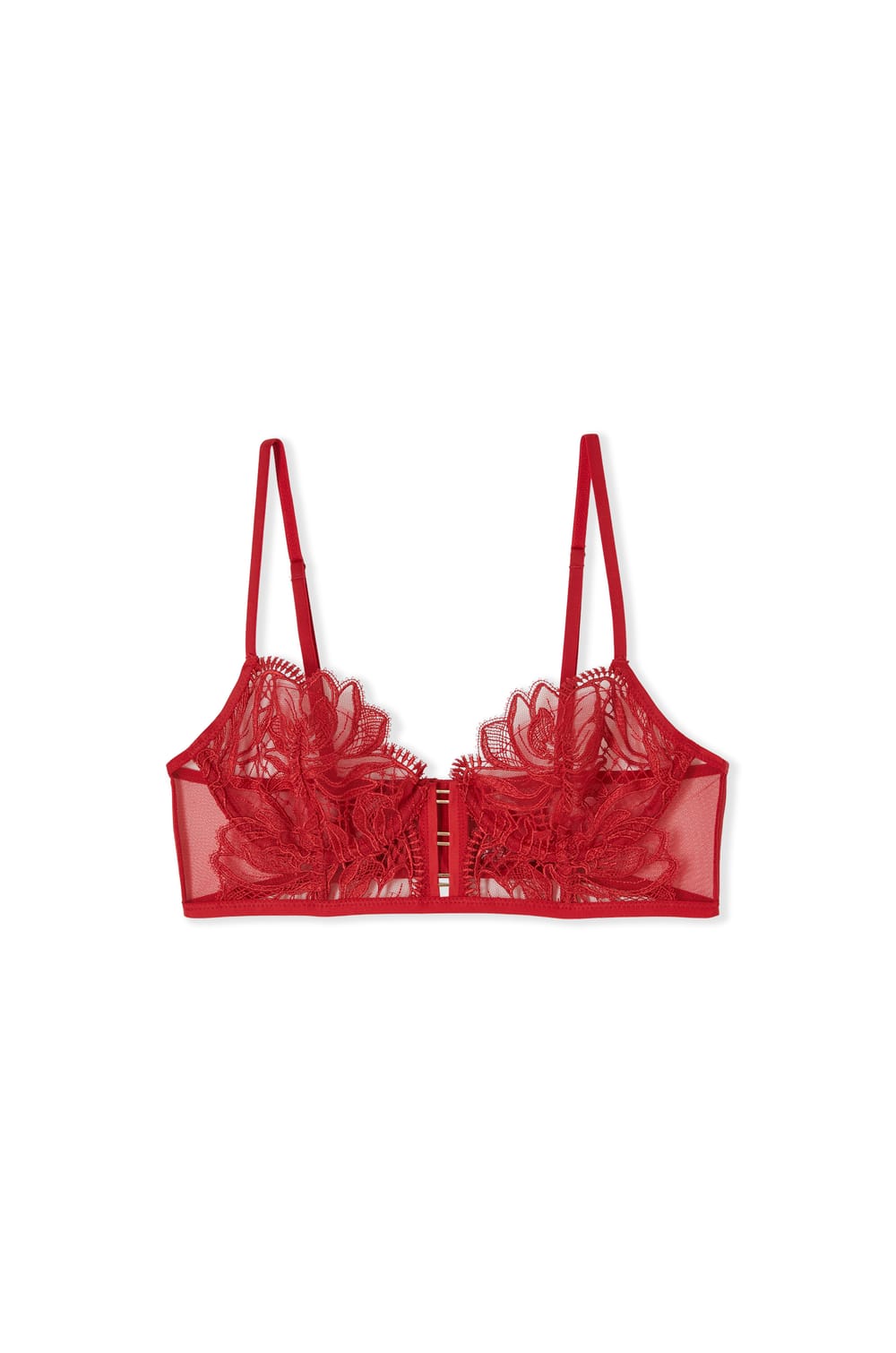 Soutien-gorge bustier en guipure;${refinementColor}