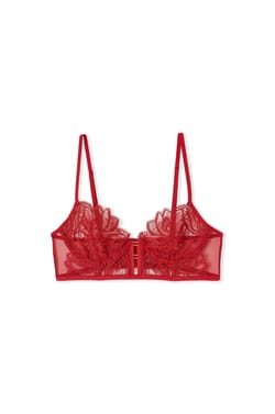 Soutien-gorge bustier en guipure;${refinementColor}