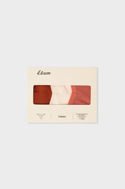 3er-Pack Tangas aus Baumwolle;${refinementColor}