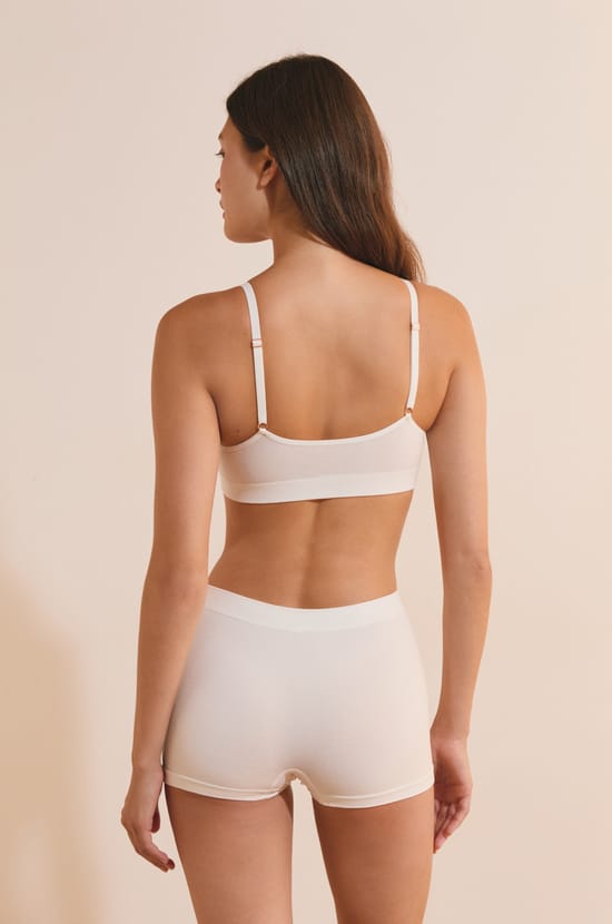 Optimal Comfort Cotton Bralette;${refinementColor}