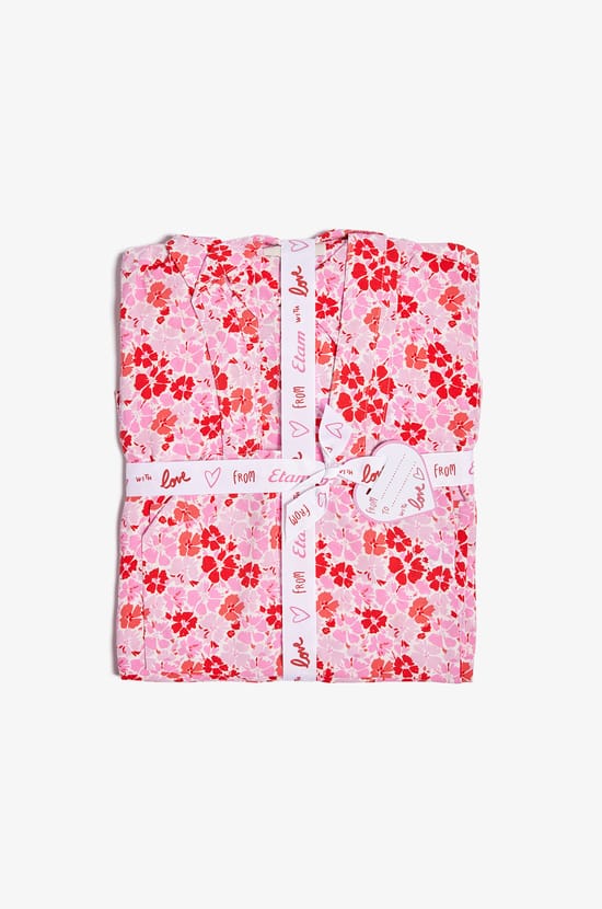 2-Piece Printed Pyjamas and Tote Bag;${refinementColor}