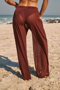 Pantalon fluide paillet&eacute;;${refinementColor}