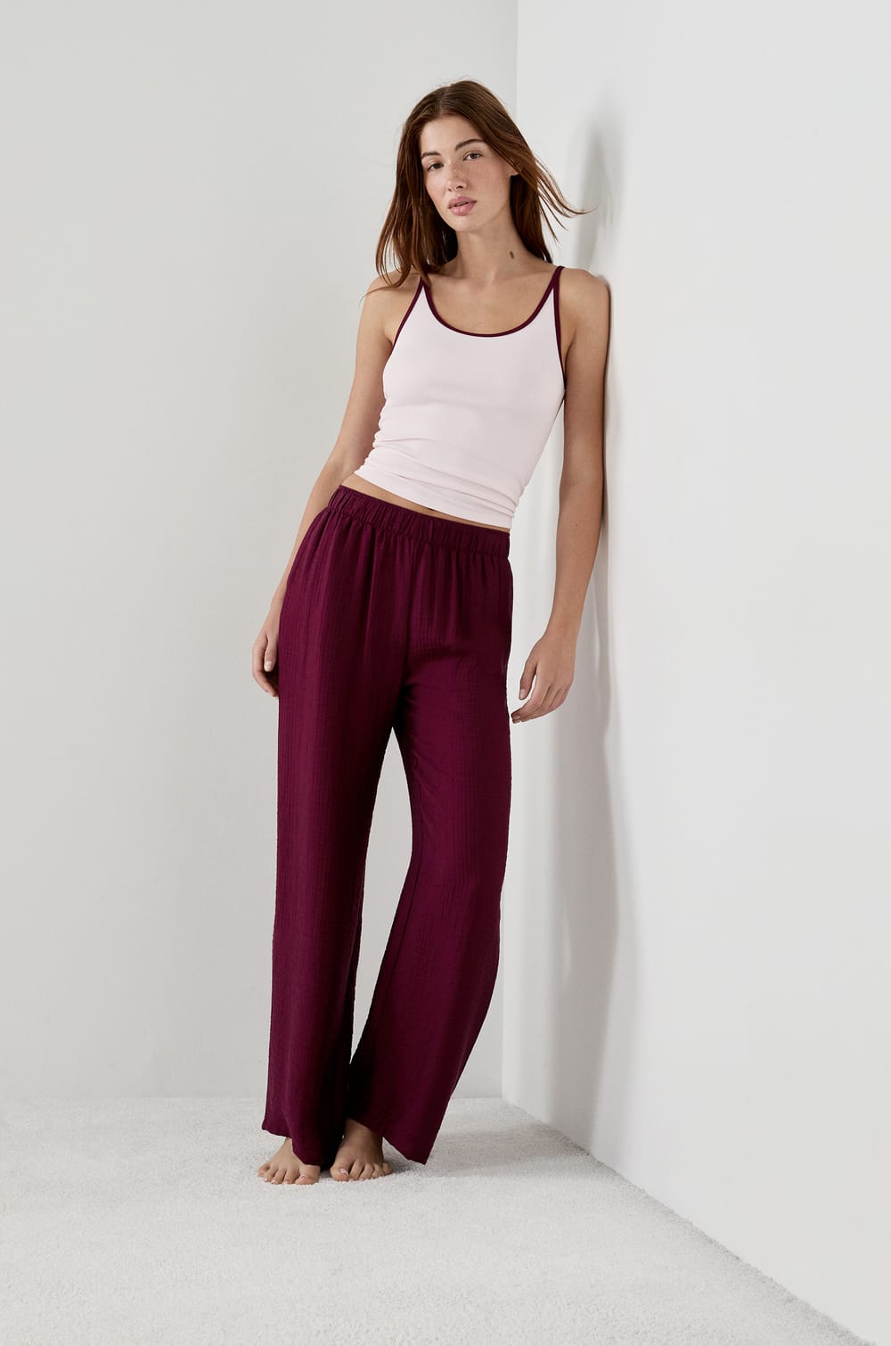 Pantalon de pyjama;${refinementColor}