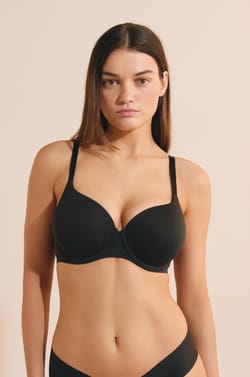 Lightly Lined Microfibre Bra;${refinementColor}