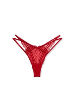 Lace and Tulle Tanga;${refinementColor}