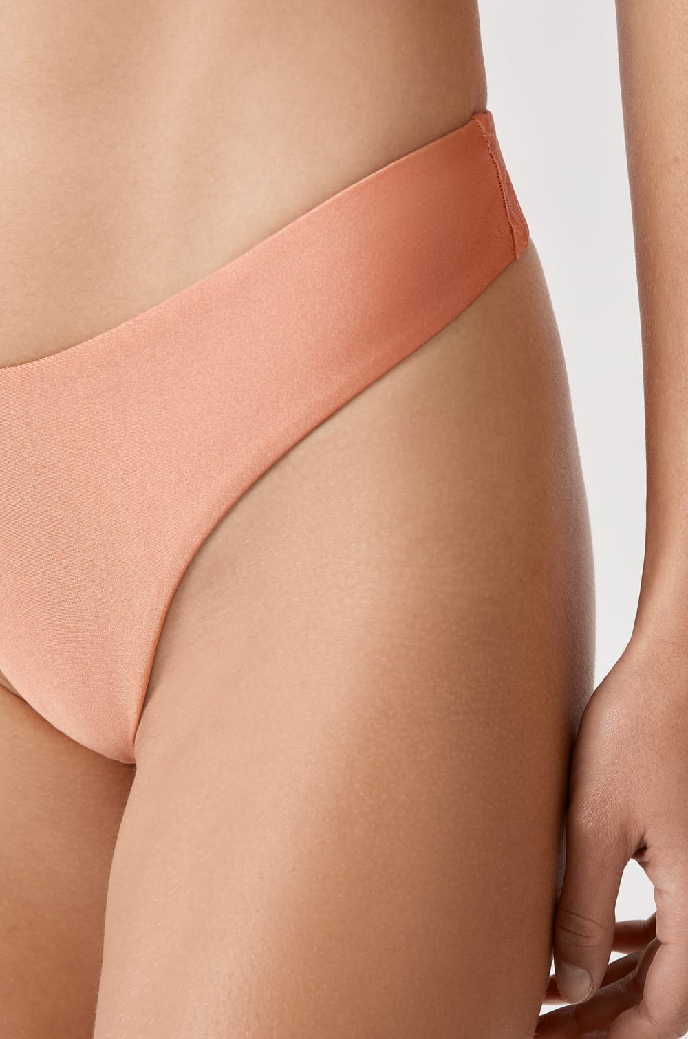 Brazilian High Leg Bikini Bottom;${refinementColor}