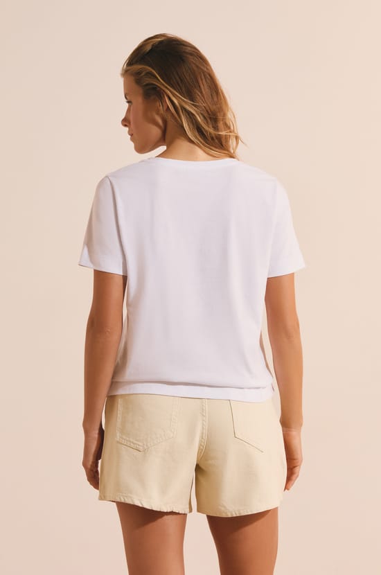 T-shirt en coton;${refinementColor}