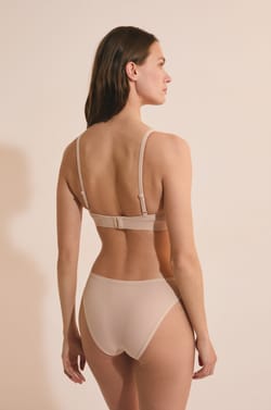 Soutien-gorge triangle en microfibre;${refinementColor}