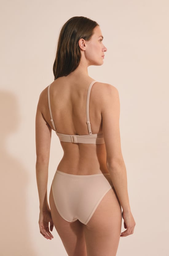 Soutien-gorge triangle en microfibre;${refinementColor}