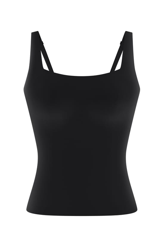 Microfibre Camisole with Removable Pads;${refinementColor}
