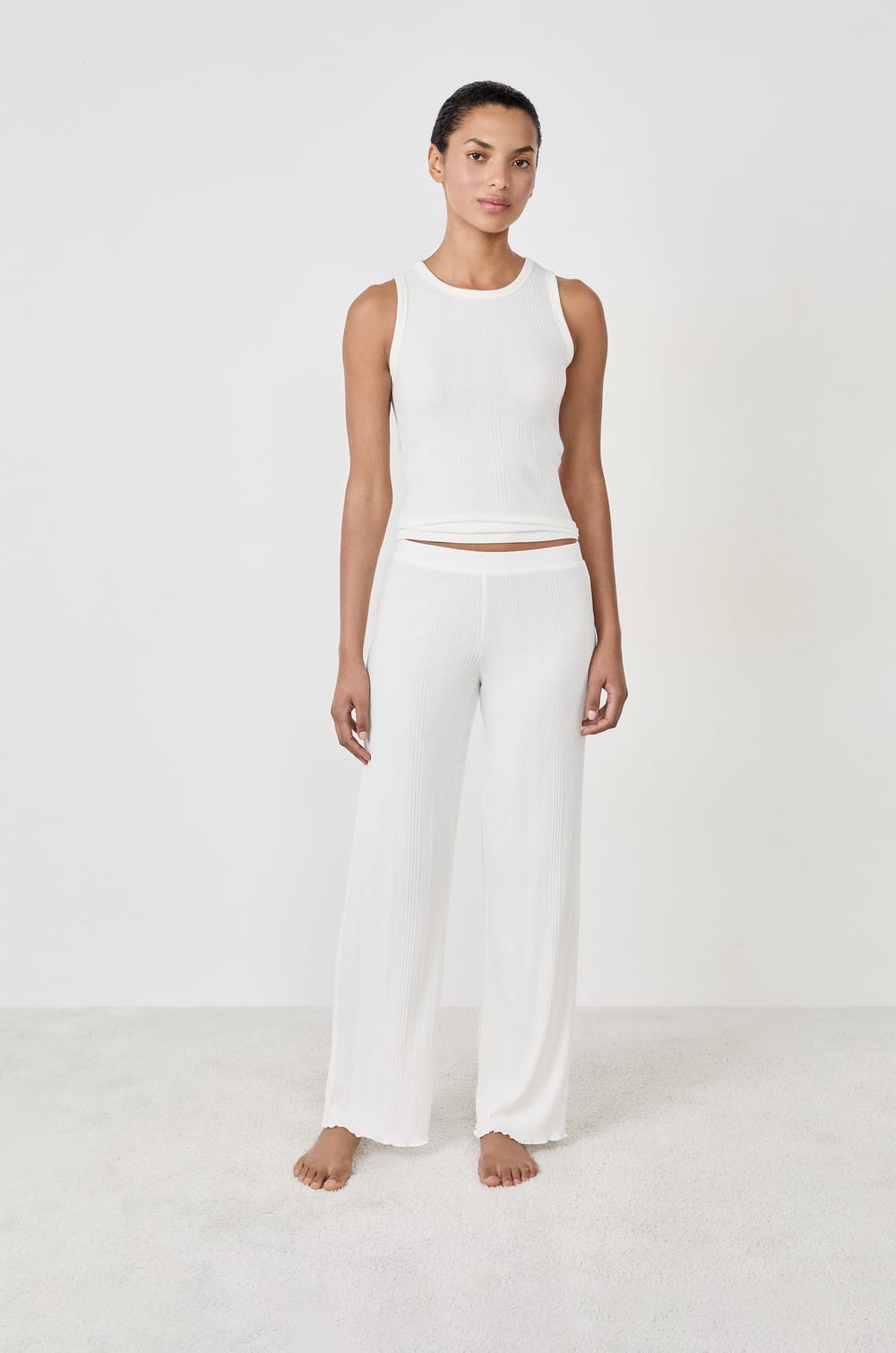 Pantalon de pyjama droit;${refinementColor}