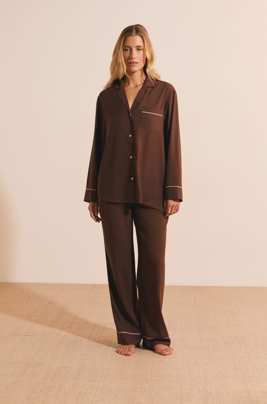 Pantalon de pyjama taille &eacute;lastique;${refinementColor}