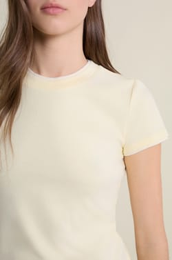 Short-sleeved round neck T-shirt;${refinementColor}