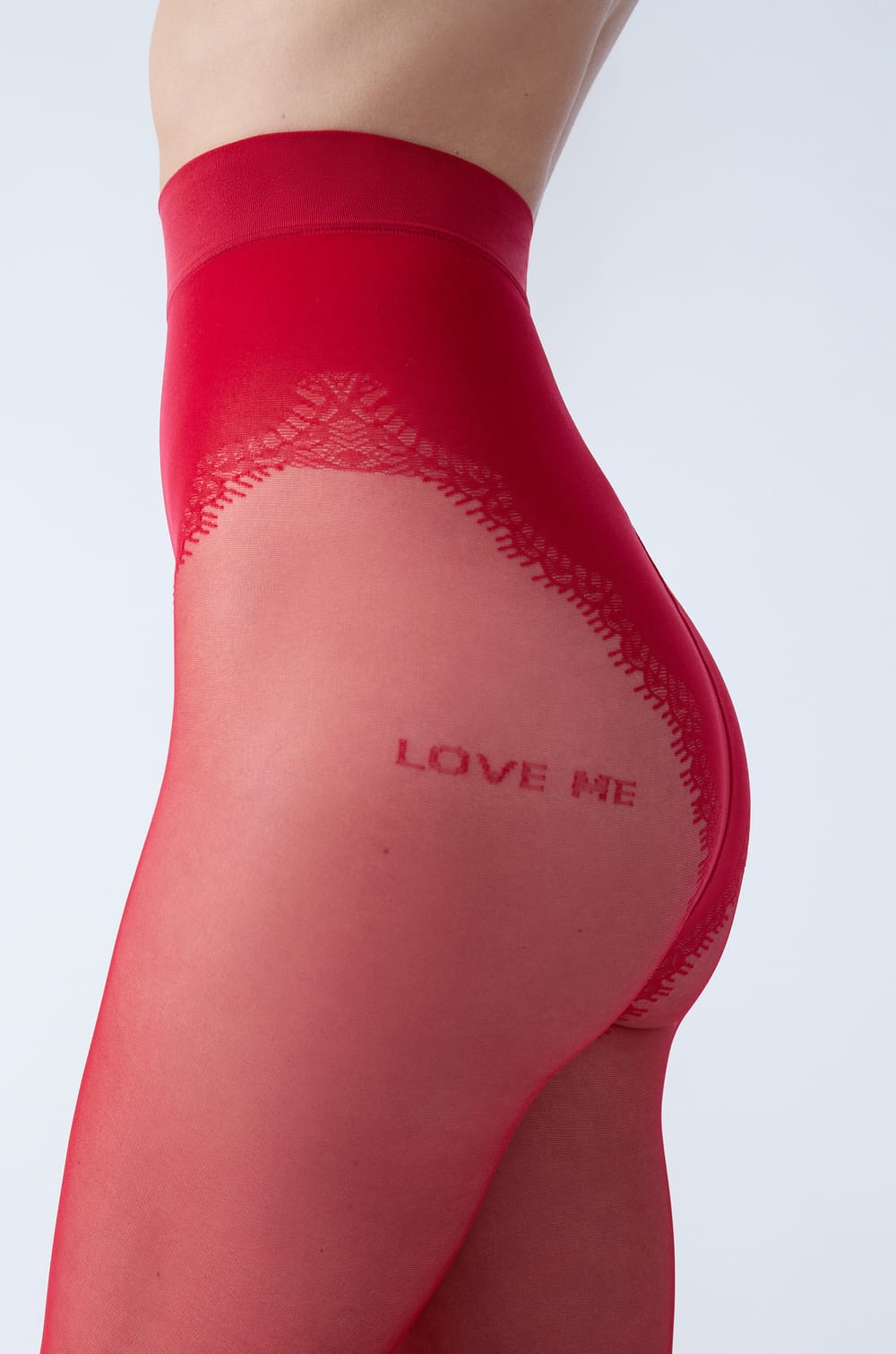 Collant rouge effet tanga;${refinementColor}