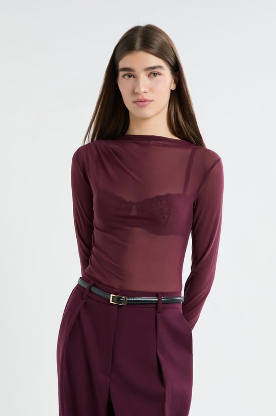 T-shirt manches longues transparent;${refinementColor}