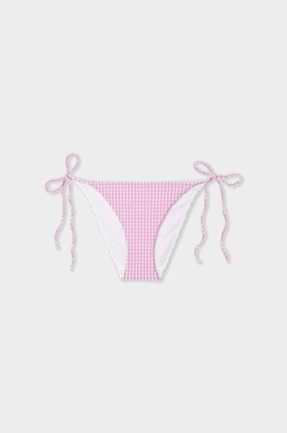 Gingham Bikini Bottoms;${refinementColor}