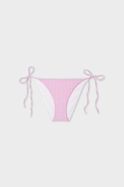 Gingham Bikini Bottoms;${refinementColor}