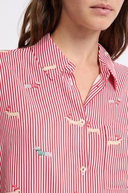 Chemise de pyjama à motifs;${refinementColor}