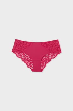 Panty tipo boxer de encaje;${refinementColor}
