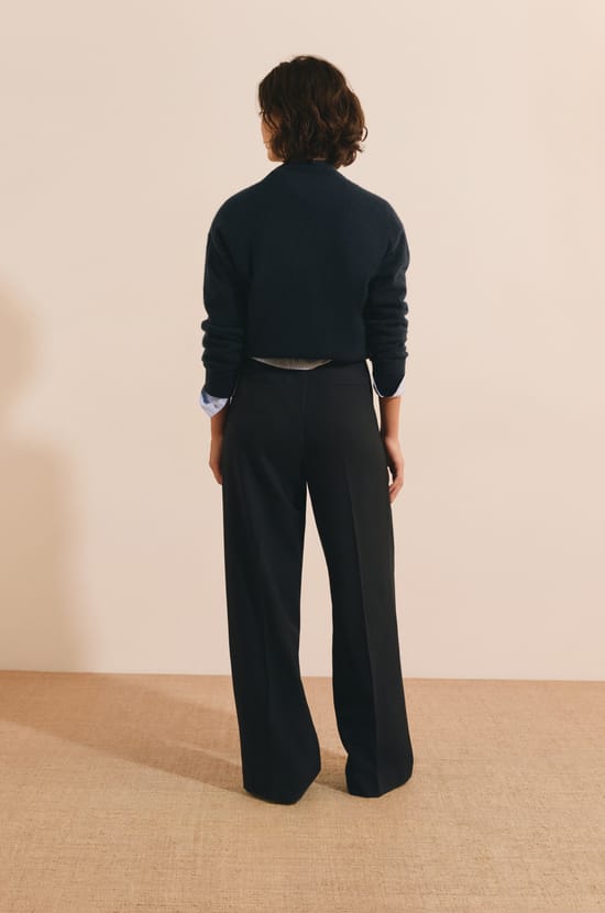 Pantalon coupe droite;${refinementColor}