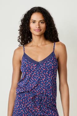 Floral Print Camisole;${refinementColor}