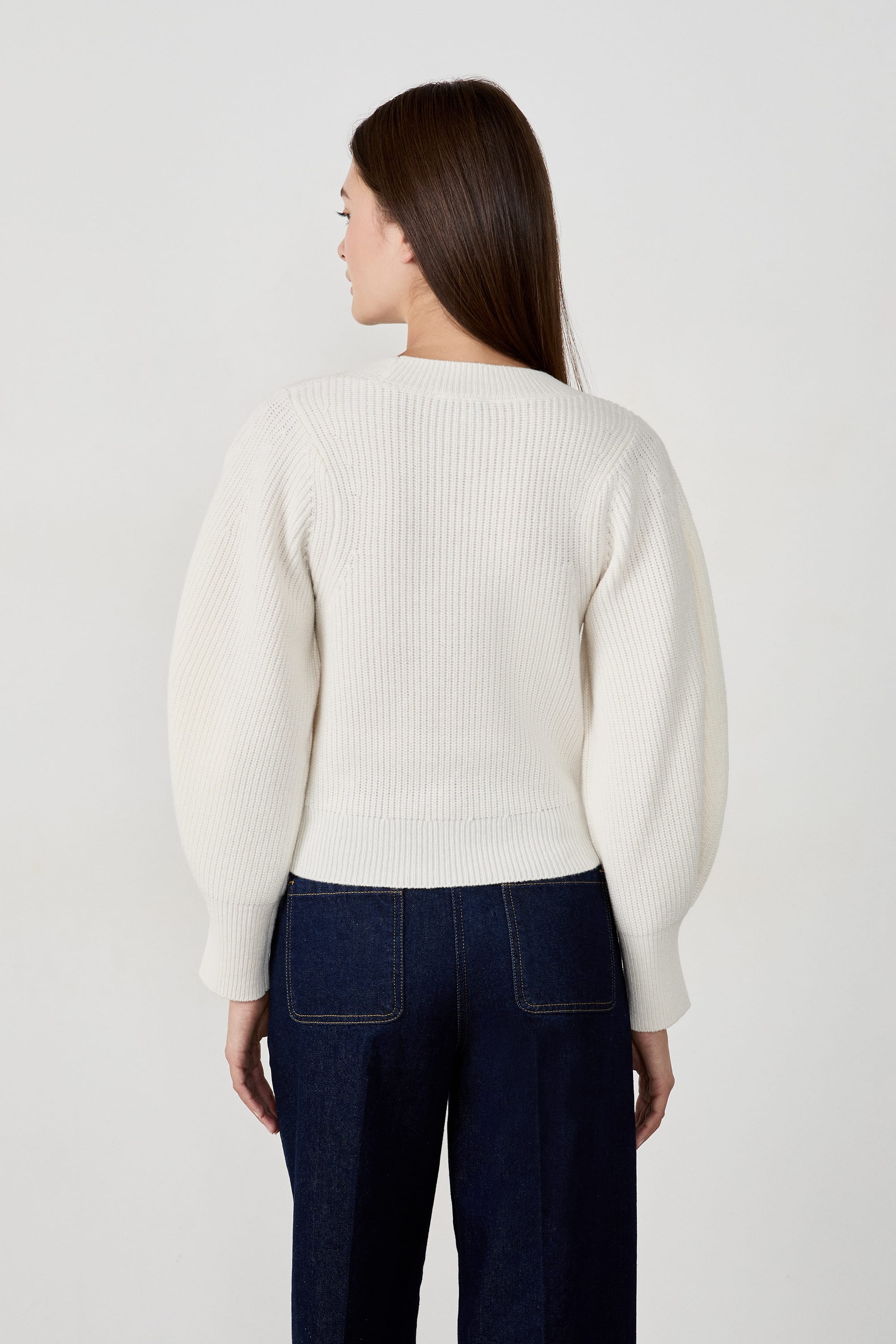 Puff Sleeve Sweater - LENA - ECRU - ETAM