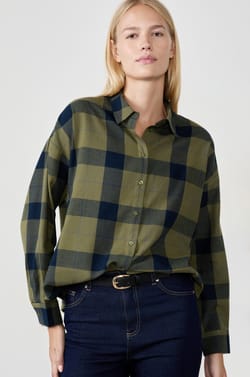 Chemise à carreaux;${refinementColor}
