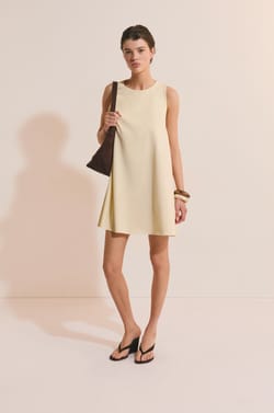 Robe courte en coton;${refinementColor}