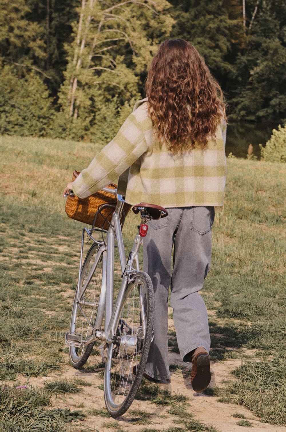 Short Checked Coat;${refinementColor}