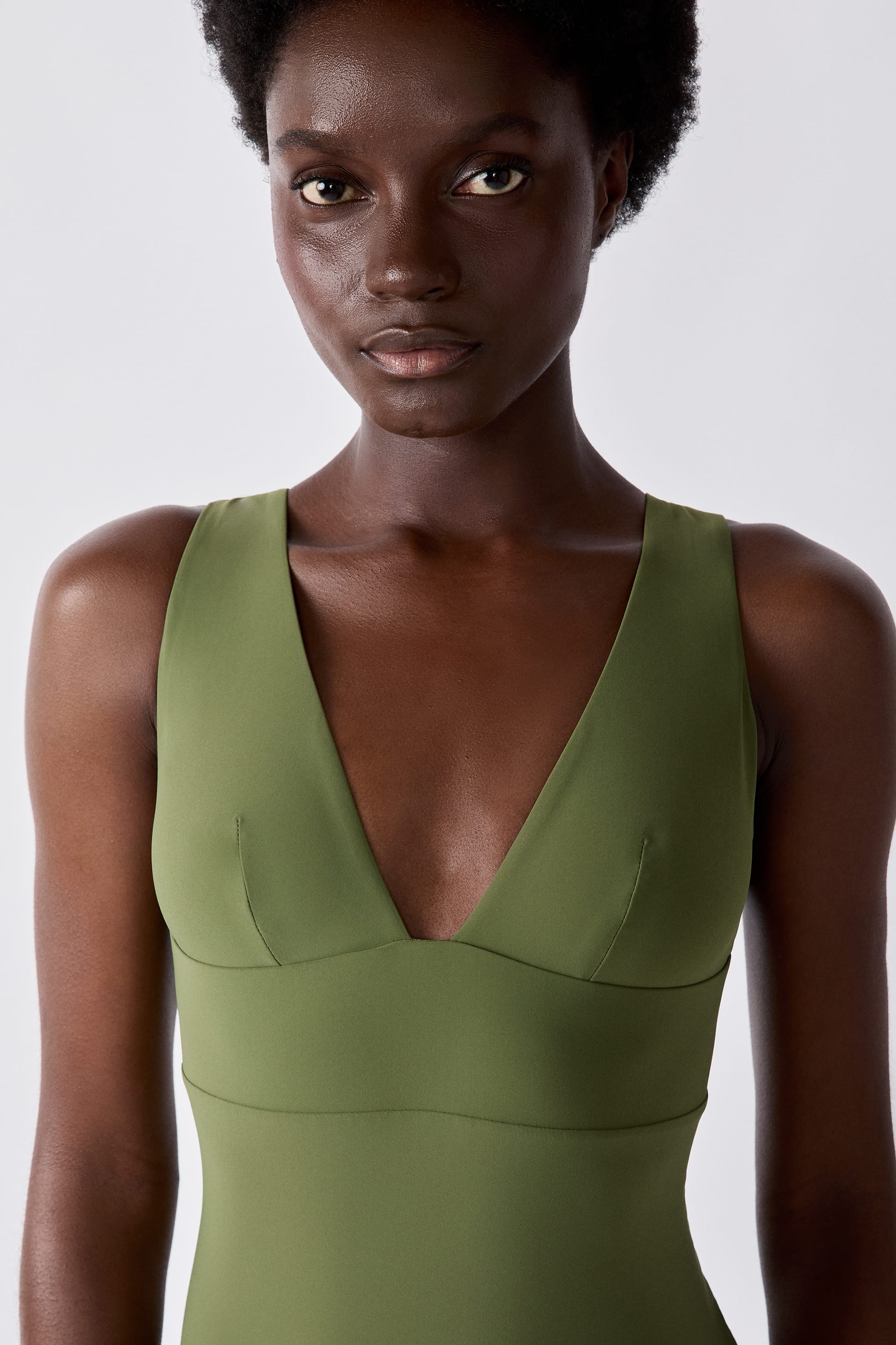 One-Piece Swimsuit - PREMIERE - KAKI - ETAM