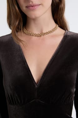 Long Sleeve Velvet Bodysuit;${refinementColor}