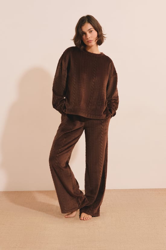 Pantalon de pyjama large;${refinementColor}